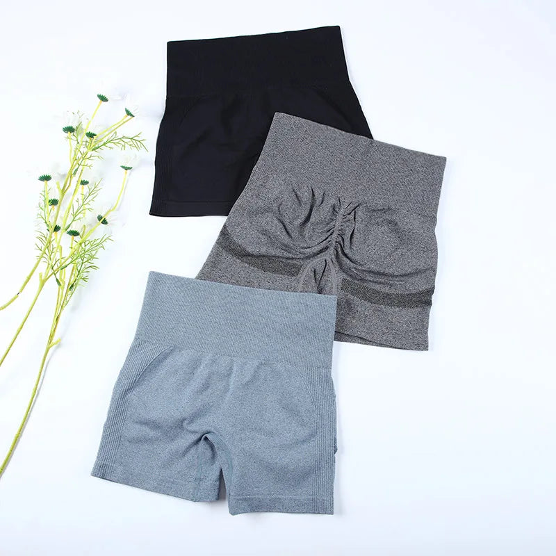 Kit 3 Shorts Sem Costura Em Elastano